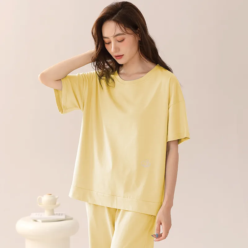 XIA.WA.ZHI.XIU Pajama Set Women's Two Piece Set-5
