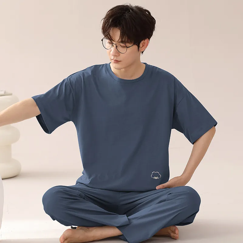 XIA.WA.ZHI.XIU Pajama Set Men's Gift Box Set-17