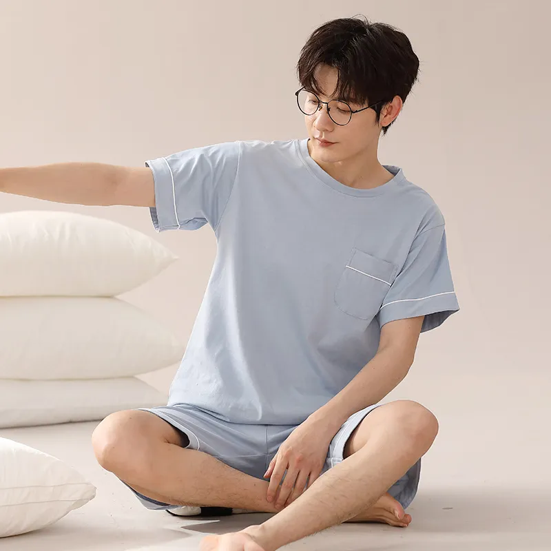 XIA.WA.ZHI.XIU Pajama Set Men's Gift Box Set-14