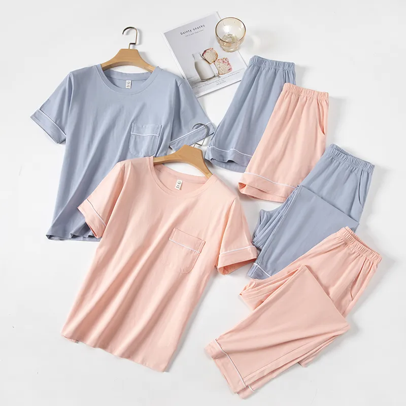 XIA.WA.ZHI.XIU Pajama Set Women's Three Piece Set-1