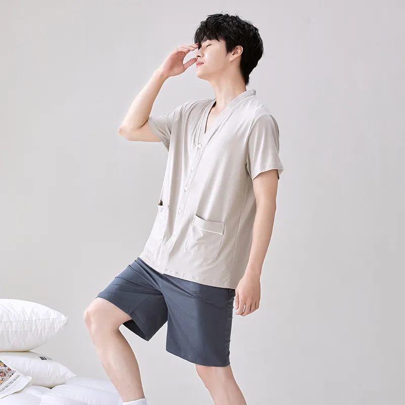 XIA.WA.ZHI.XIU Pajama Set Men's Gift Box Set-6