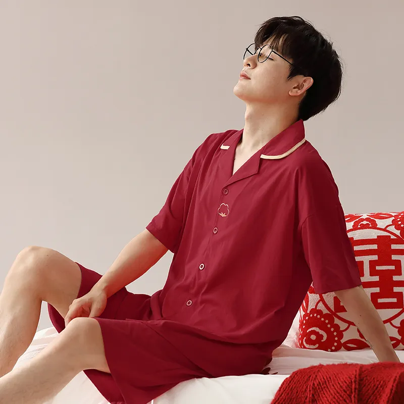 XIA.WA.ZHI.XIU Pajama Set Men's Shopping Bag-9