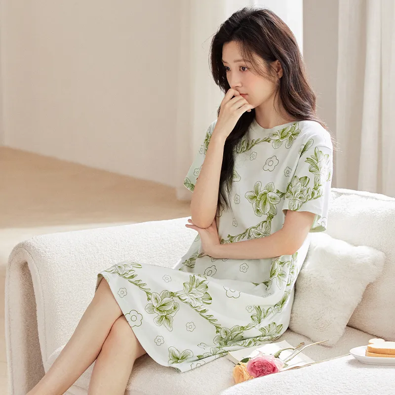 XIA.WA.ZHI.XIU Nightgown Women's Gift Box Set-5