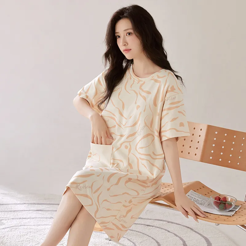 XIA.WA.ZHI.XIU Nightgown Women's Gift Box Set-5