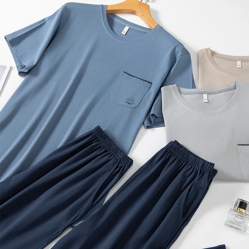 XIA.WA.ZHI.XIU Pajama Set Men's Gift Box Set-6