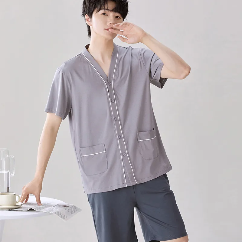 XIA.WA.ZHI.XIU Pajama Set Men's Gift Box Set-1