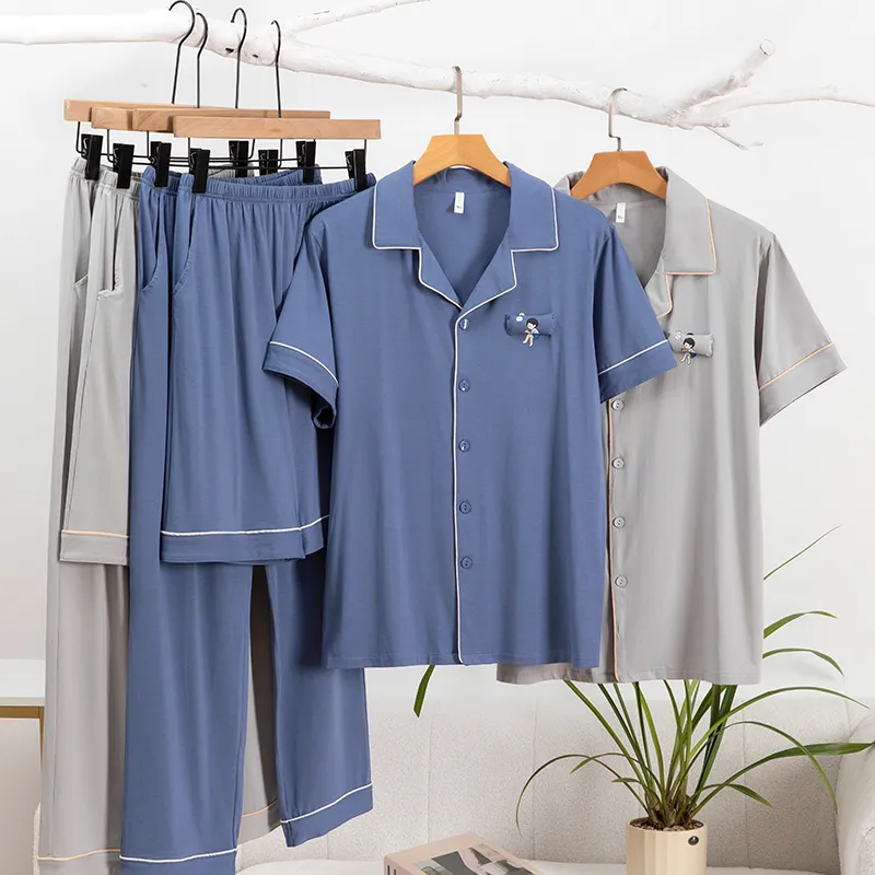XIA.WA.ZHI.XIU Pajama Set Men's-11