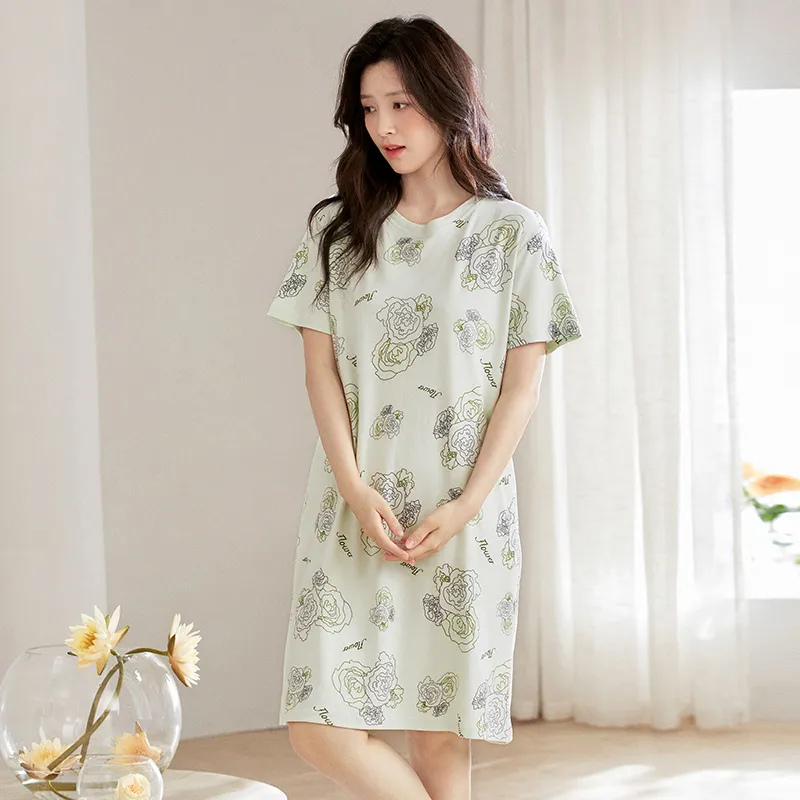 XIA.WA.ZHI.XIU Nightgown Women's-1