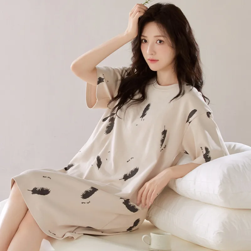 XIA.WA.ZHI.XIU Nightgown Women's Gift Box Set-5