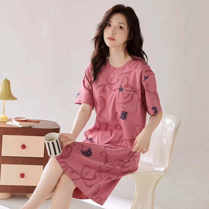 XIA.WA.ZHI.XIU Nightgown Women's Gift Box Set-5