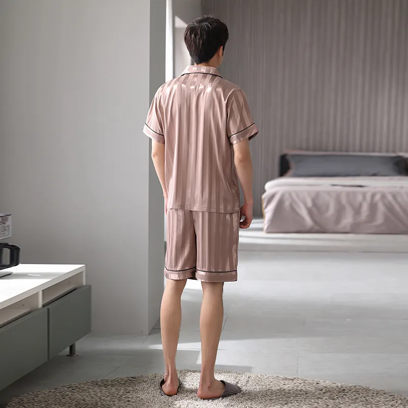 XIA.WA.ZHI.XIU Pajama Set Men's Gift Box Set Image Color-5