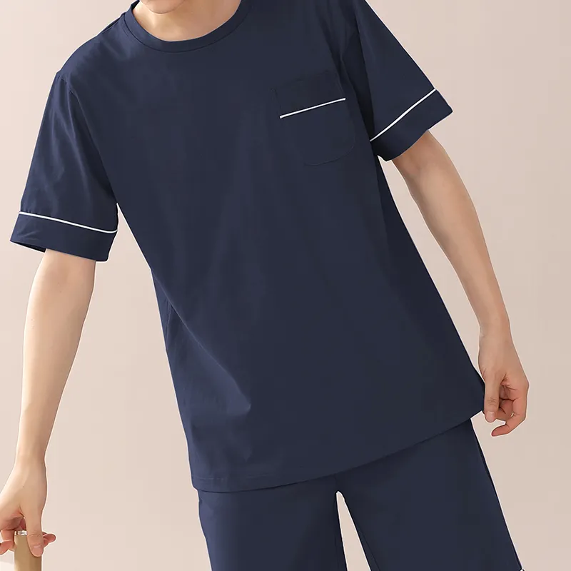 XIA.WA.ZHI.XIU Pajama Top Men's-25