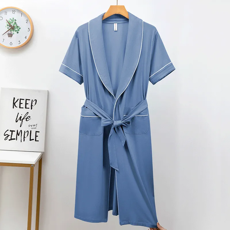 XIA.WA.ZHI.XIU Bath Robes Men's-1
