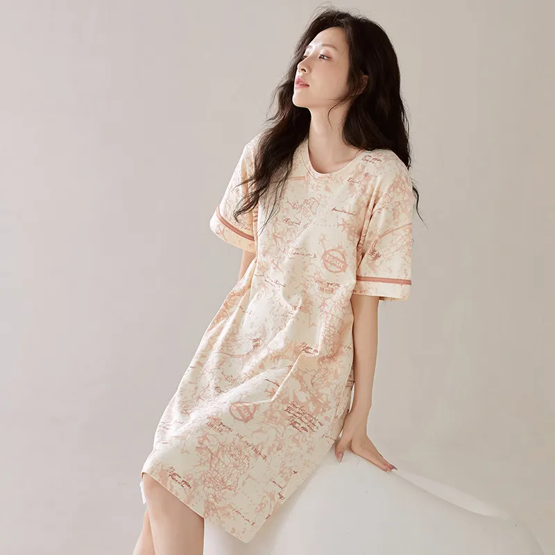 XIA.WA.ZHI.XIU Nightgown Women's Gift Box Set-6