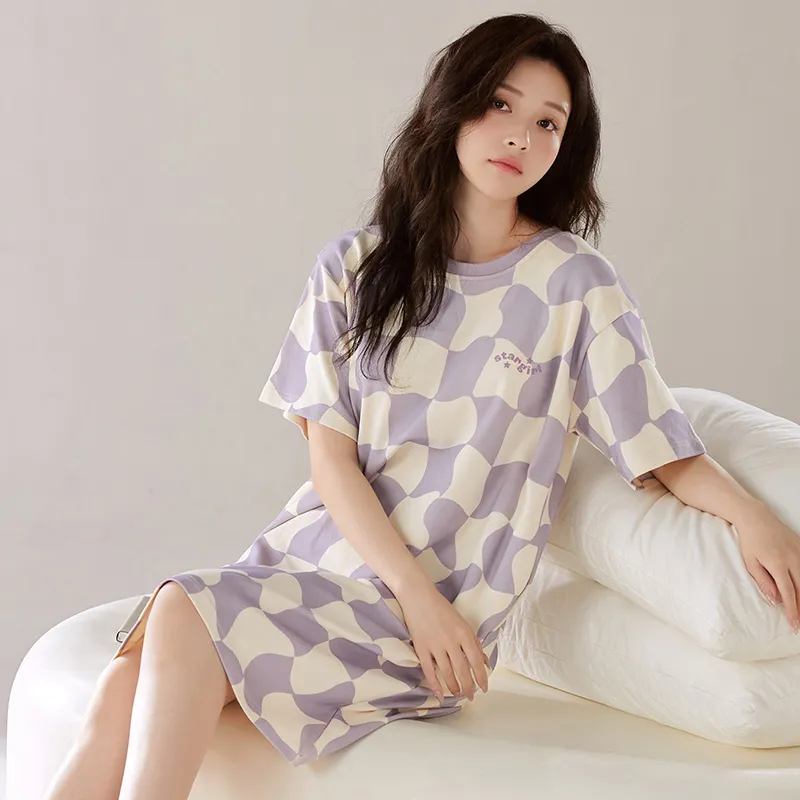 XIA.WA.ZHI.XIU Nightgown Women's-5