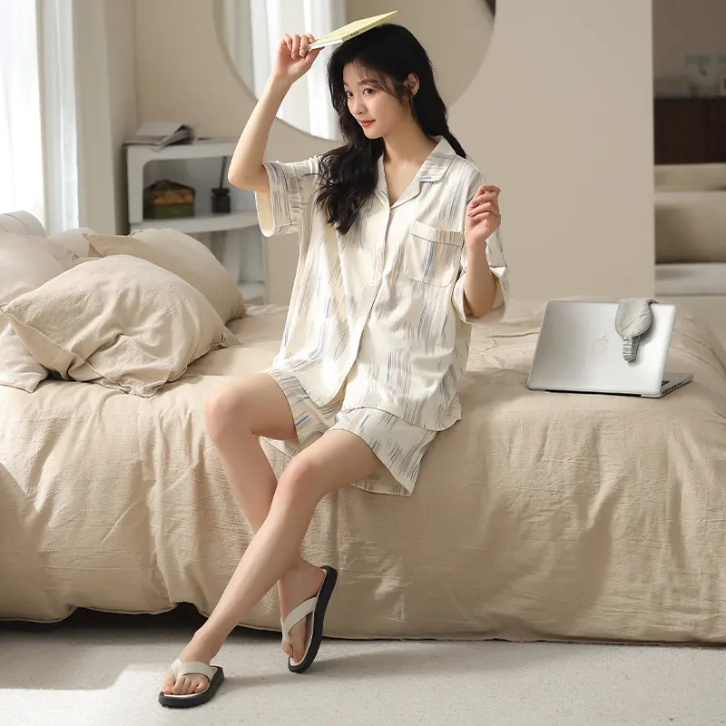 XIA.WA.ZHI.XIU Pajama Gift Box Women's White-3