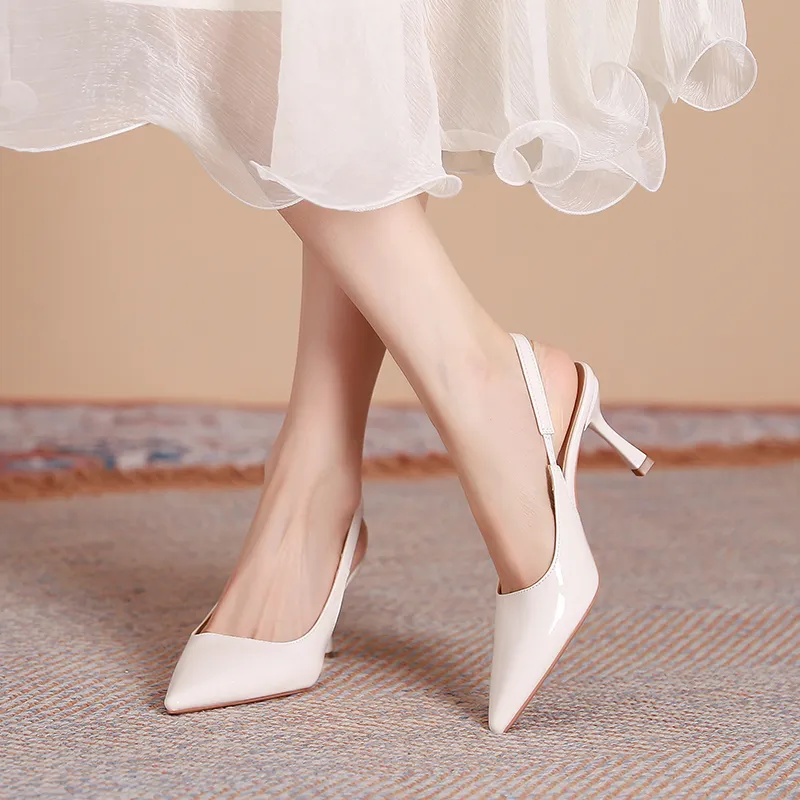 Dunnu High Heels Women's Nude-7