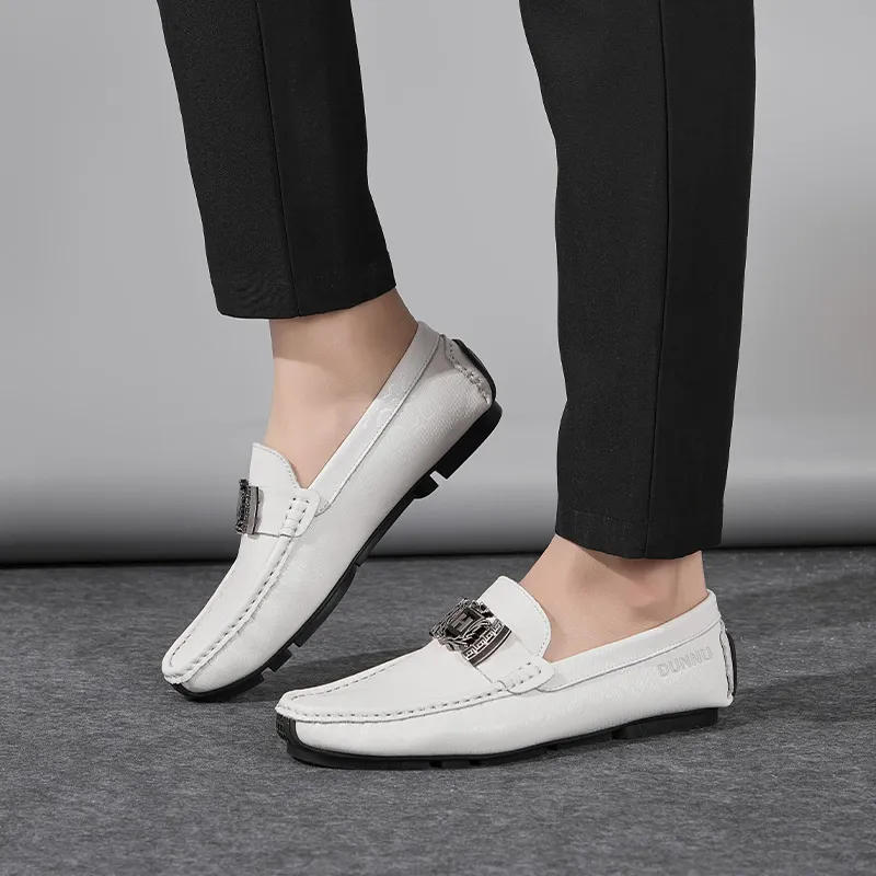 Dunnu Loafers Men White-7
