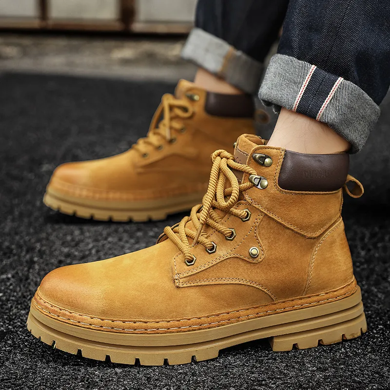 Dunnu Martin Boots Men Khaki-7