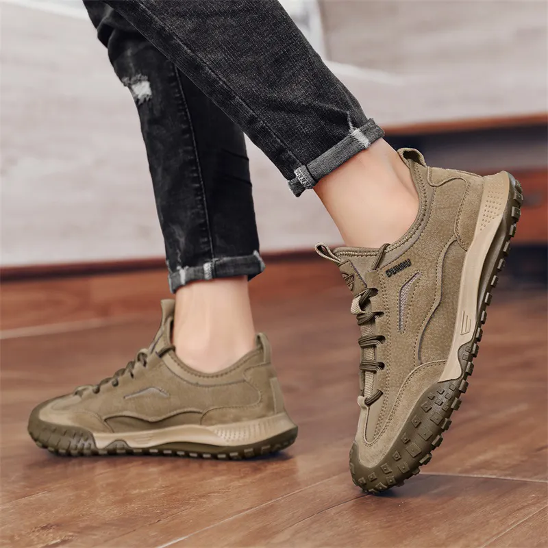 Dunnu Slip Resistant Low Top Casual Shoes Men's-3