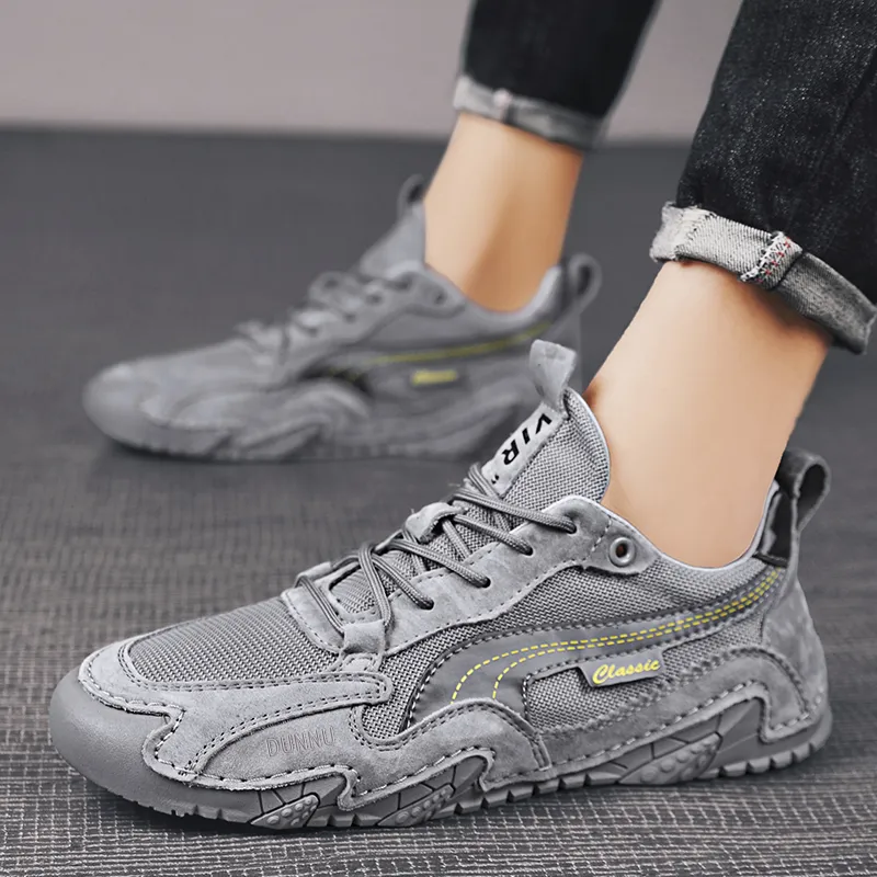 Dunnu Abrasion Resistant Cushioning Height Increasing Low Top Casual Shoes Men's-7