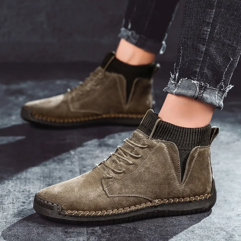 Dunnu Ankle Boots Men Black-14