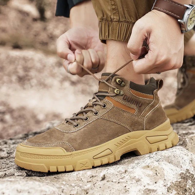 Dunnu Thermal Height Increasing Abrasion Resistant Short Outdoor Boots Men's-8