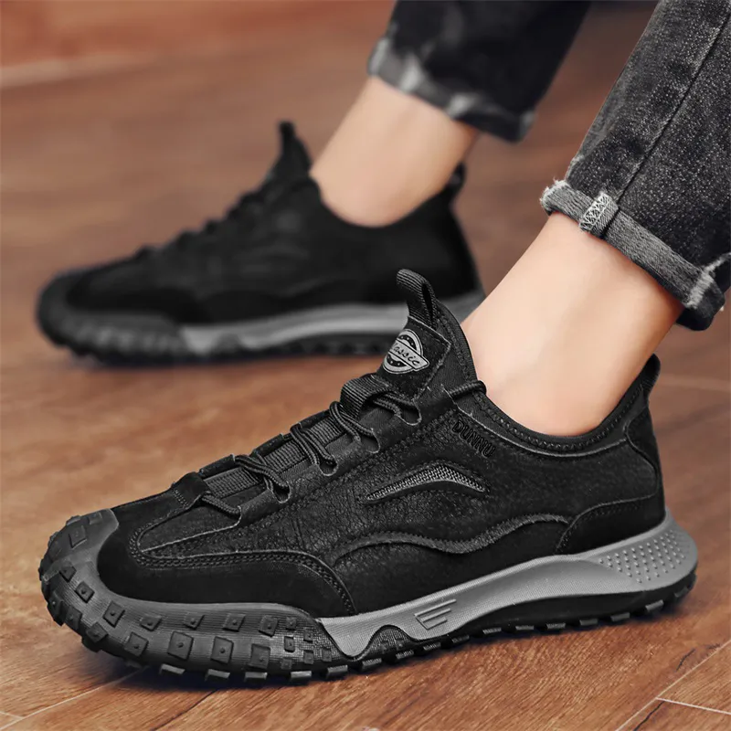 Dunnu Slip Resistant Low Top Casual Shoes Men's-9