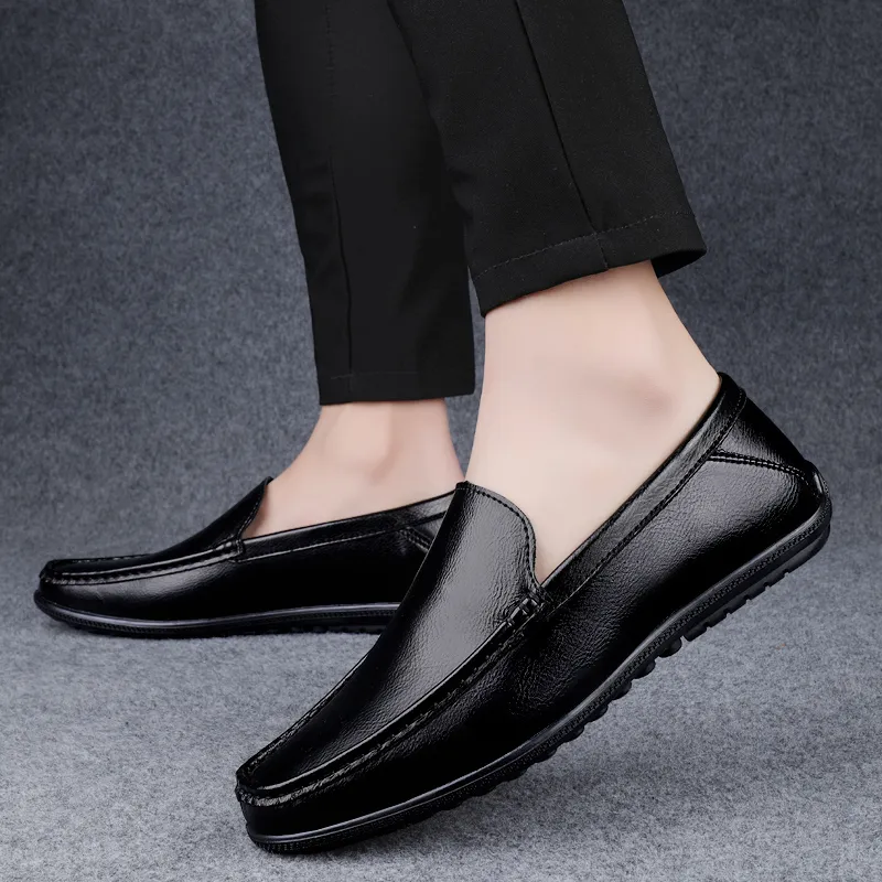 Dunnu Gommino Loafers Men Brown-2