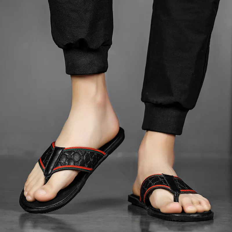 Dunnu Rubber Sole Abrasion Resistant Flip Flops Men's-3