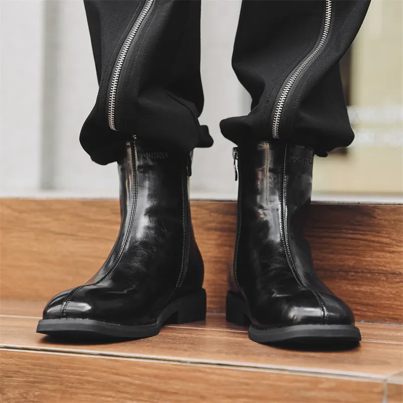 Dunnu Ankle Boots Men Black-2