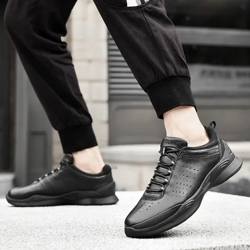 Dunnu Height Increasing Abrasion Resistant Slip Resistant Casual Shoes Men's-3