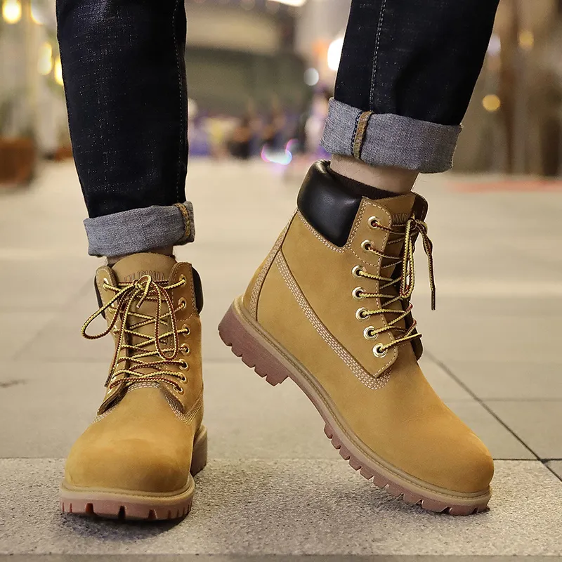 Dunnu Crew Martin Boot Unisex Yellow-3