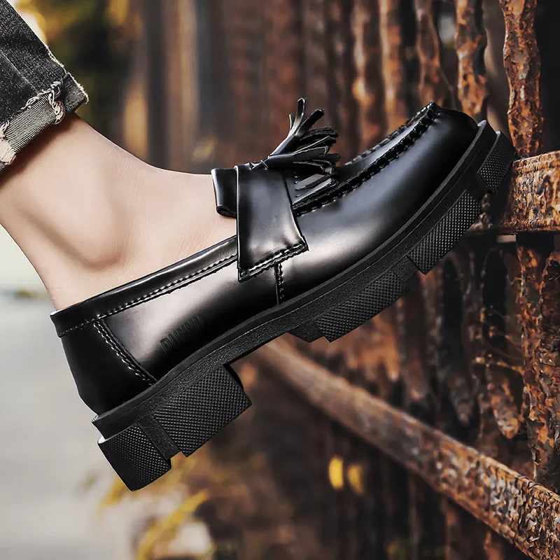 Dunnu Loafers Men Black-7