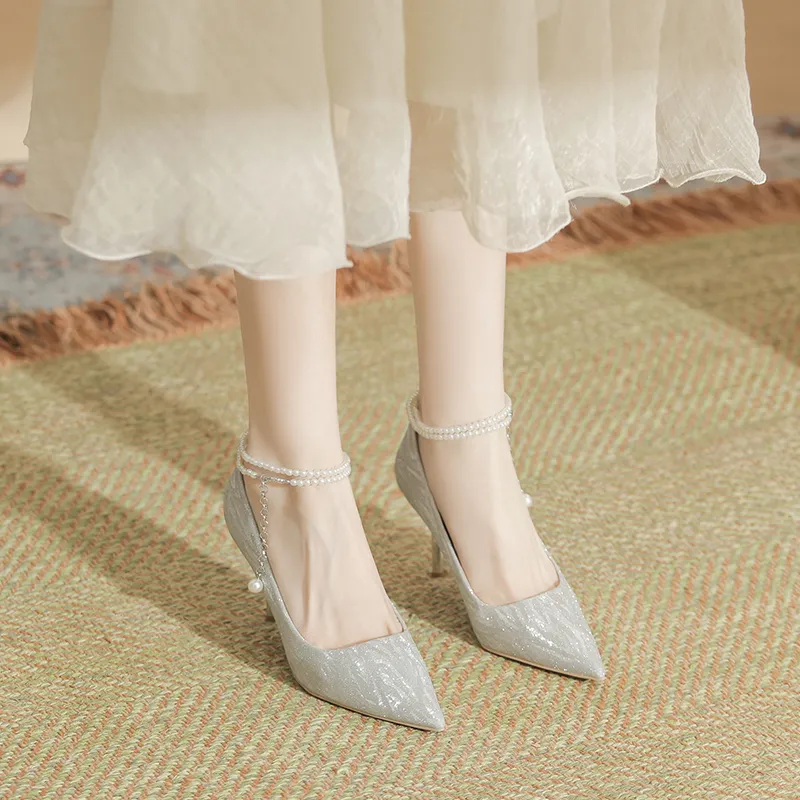 Dunnu Slim Heel High Heels Women's-7