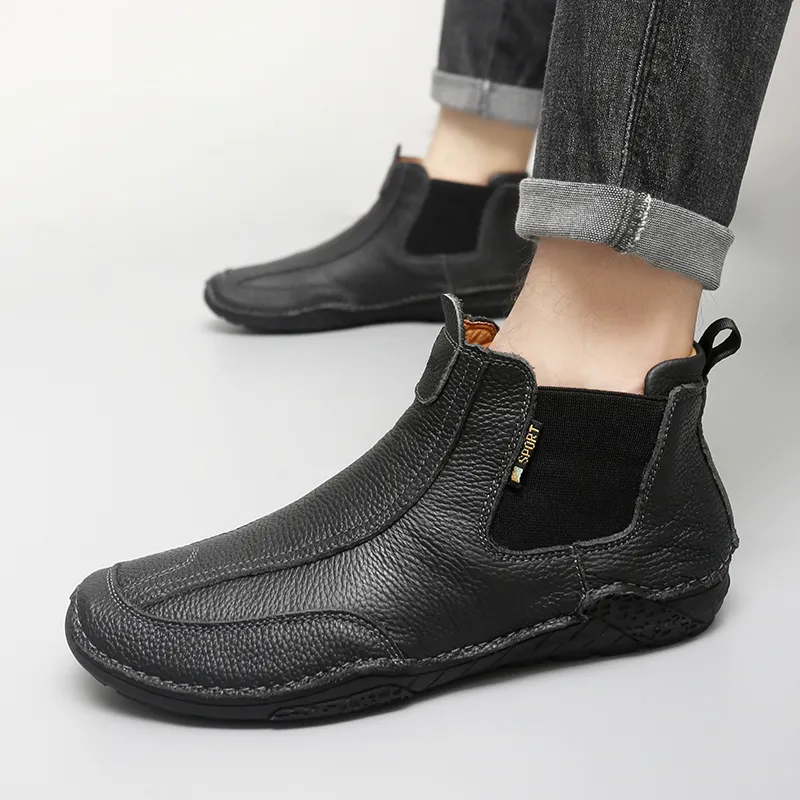 Dunnu Ankle Length Chelsea Boots Men's-1