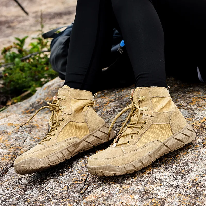 Dunnu Short Outdoor Boots Unisex Khaki-2