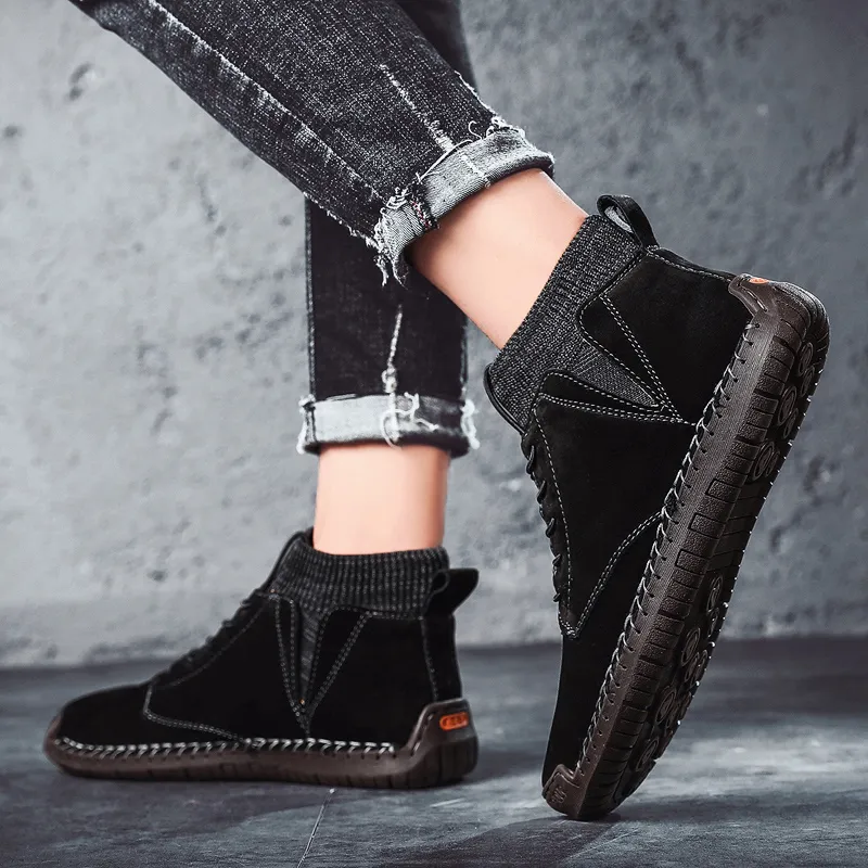 Dunnu Ankle Boots Men Black-3