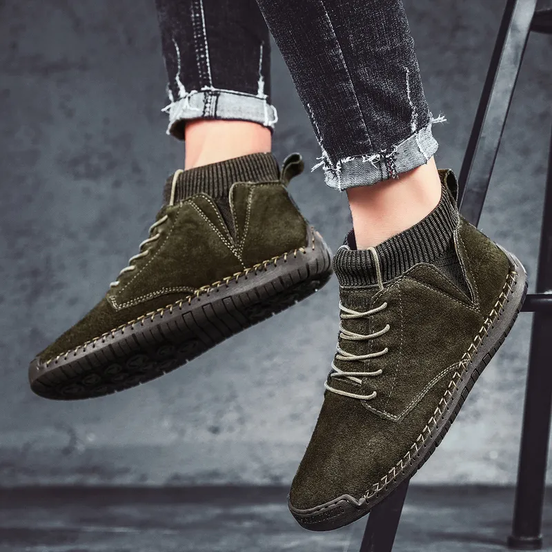 Dunnu Ankle Boots Men Black-19