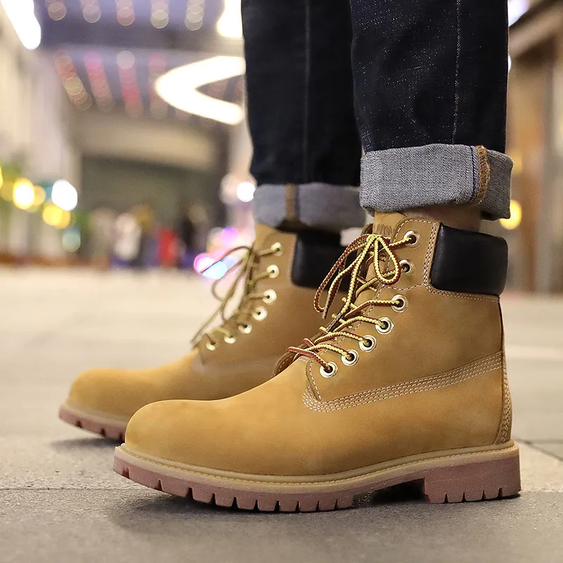Dunnu Crew Martin Boot Unisex Yellow-2