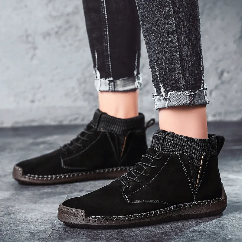 Dunnu Ankle Boots Men Black-2