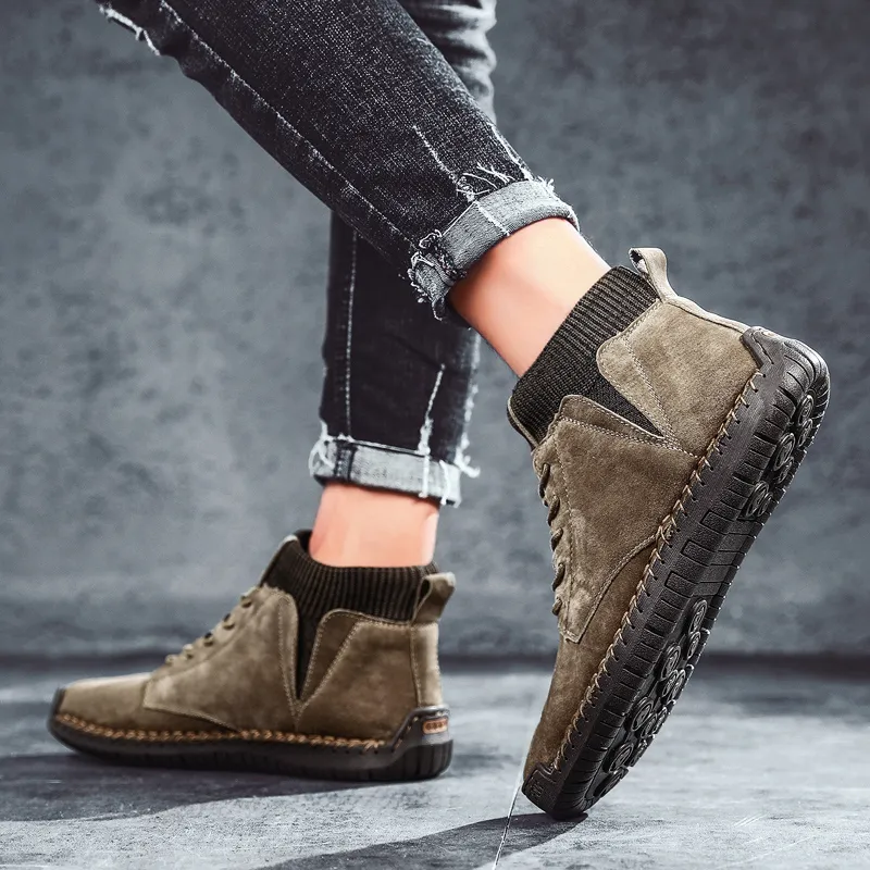 Dunnu Ankle Boots Men Black-12