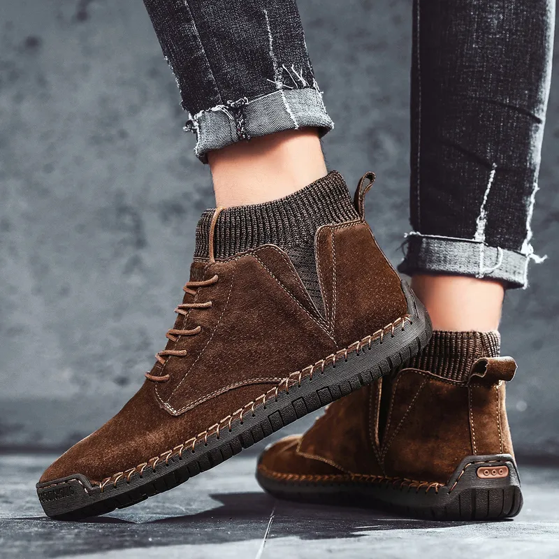 Dunnu Ankle Boots Men Black-7
