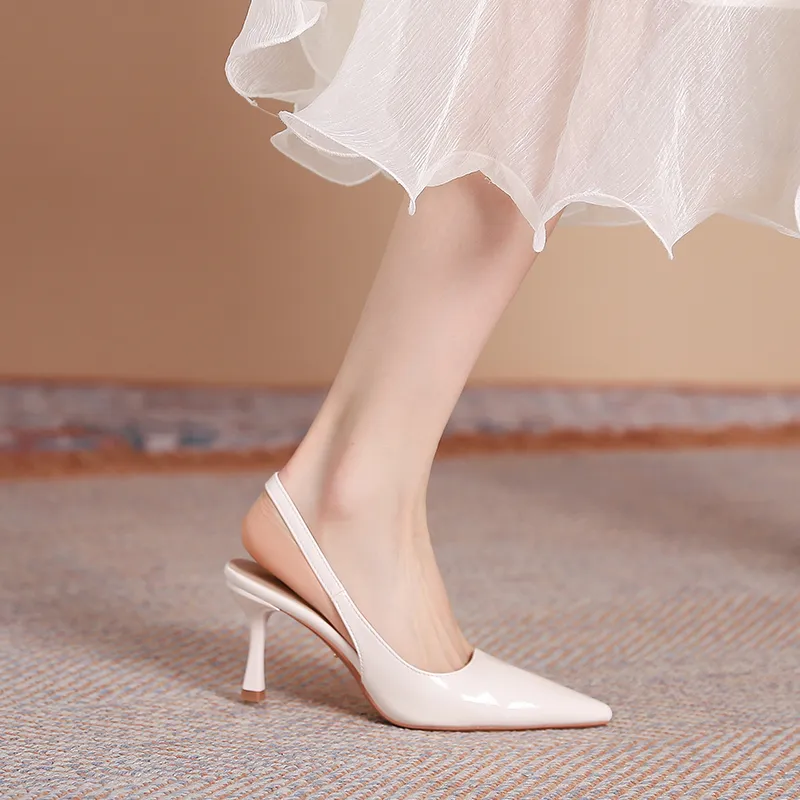 Dunnu High Heels Women's Nude-10