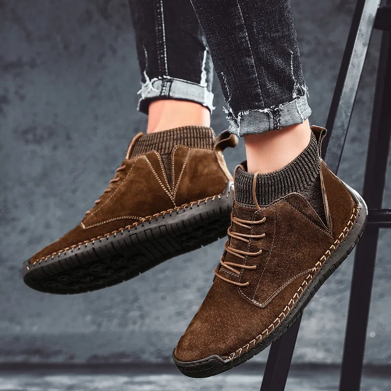 Dunnu Ankle Boots Men Black-9