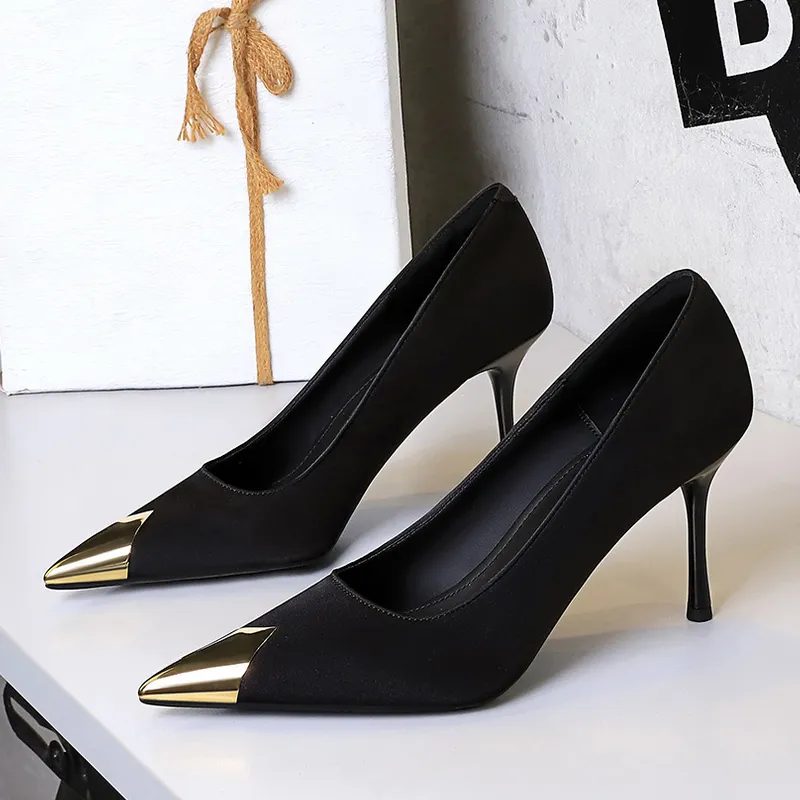 Dunnu Slim Heel High Heels 8.5cm Women's-2