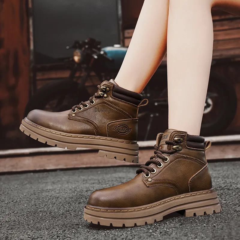 Dunnu Martin Boots Unisex Black-7