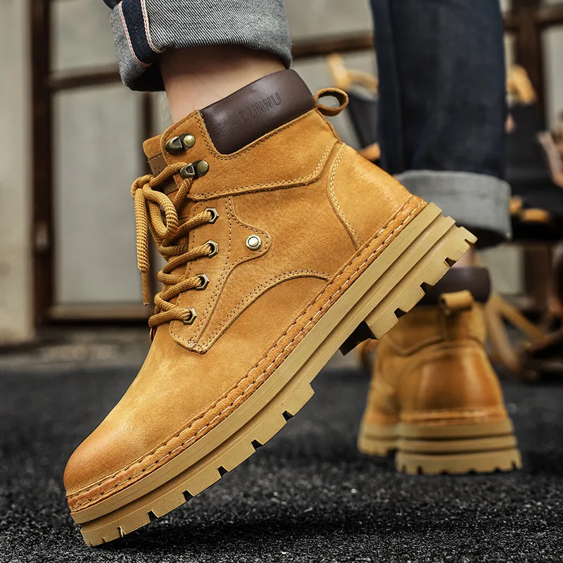 Dunnu Martin Boots Men Khaki-9