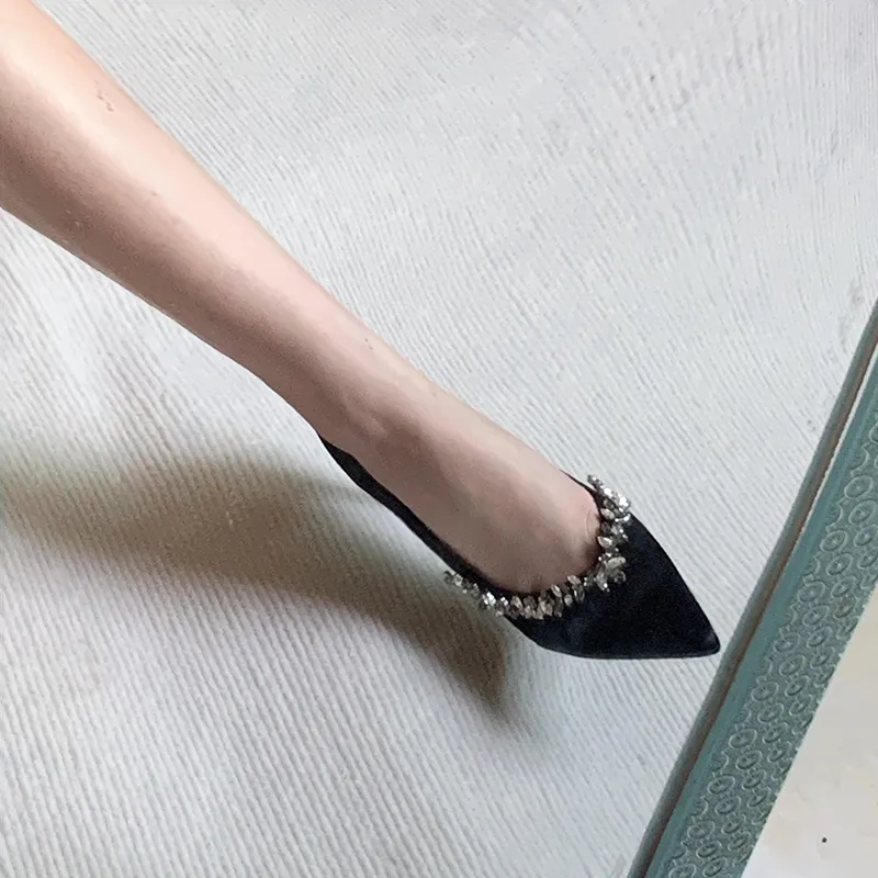Dunnu Slim Heel High Heels 10CM Women's-1