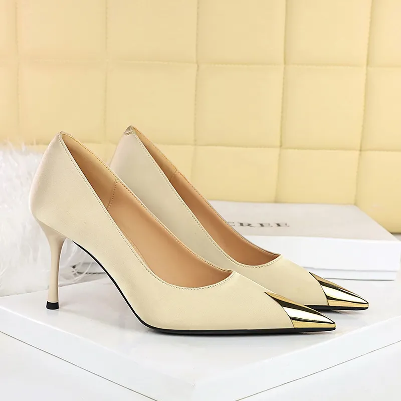 Dunnu Slim Heel High Heels 8.5cm Women's-4